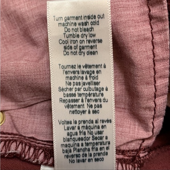 FRAME Le High Skinny velveteen jeans slacks pants in Pinot color size 27 - Picture 3 of 10